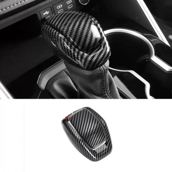 ABS Carbon Fiber Gear Shift Knob Cover Trim For Toyota -2025 RAV4 NEW