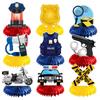 Children Police Themed Birthday Party Desktop Decoration Ornaments Honeycomb