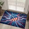 Design Atletico Madryt Kryształowy Aksamitny Dywan Przytulny Nie?Antypoślizgowy Dywan Wzorzysty Do Sypialni Salonu Przedpokoju