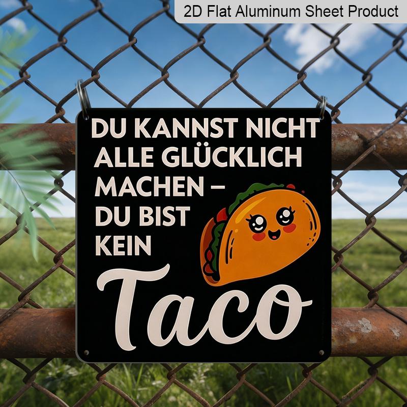 

2D Flat, 1pc Funny You Cannot Make Everyone Happy Vintage Metal Wall Sign - Retro Tin Style Humorous Office & Plaque Suitable for Kitchen 20*20cm