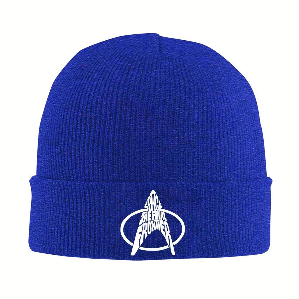 New Women Unisex Beanie Hat Star Trek Space The Final Frontier Accessories Warm Skullies Knitted Caps Beanies Skullies