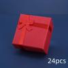 24pcs Jewelry Gift Box Necklace Earrings Ring Bracelet Paper Box, Gift Box Ribbon Packaging Box Wedding Decoration Box Gift Box