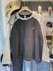 2025 Autumn/Winter Women's Dopamine Color Block Warm Plush Raglan Long Sleeve Base Layer T-shirt.