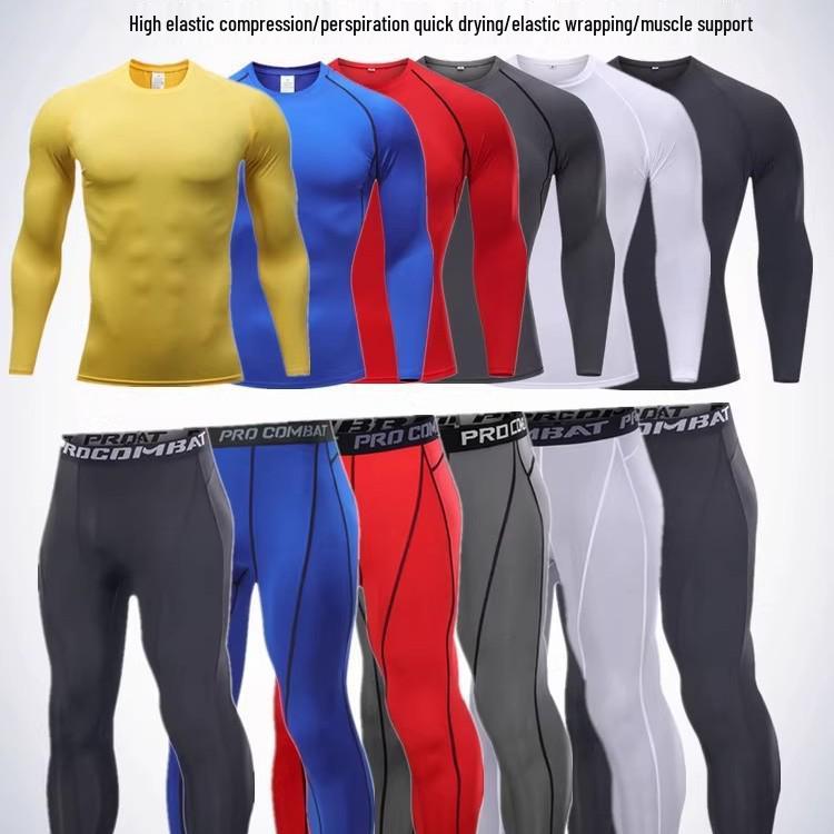 Herren Cross-Border Exklusiver Fitness Kompressions-Baselayer - Schnelltrocknend, Anpassbares Design