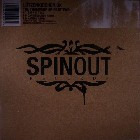 

12inch Record TOBIAS LÜTZENKIRCHEN - The Timewarp EP Part Two 1REC020 Spin Out Record 2008 UK Dance & Electronica Used