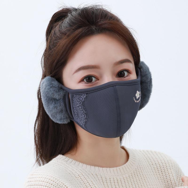 Windproof & Warm Fleece-Lined Face Mask with Ear Protection