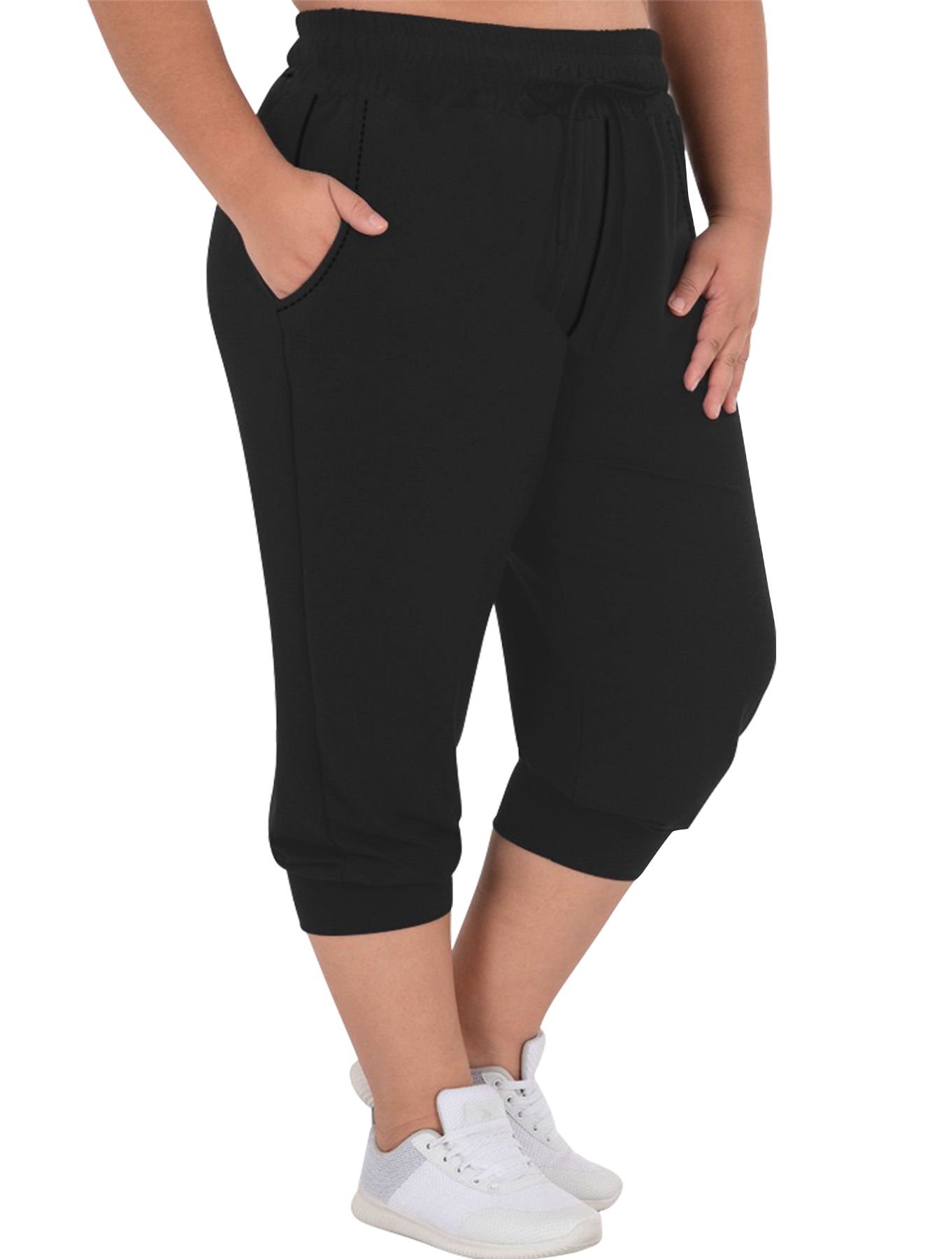 

Женские брюки больших размеров, свободные повседневные брюки, на кулиске, с эластичной талией, брюки для бега 4XL