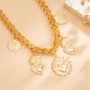 Heart Double-Layer Bl Chain Anklet for Women 2026 European and American Hip-Hop Fashion Internet Celebrity Travel Photography Stylish Foot Accessory