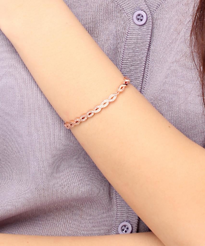 Ellejewelry Twist Rail Bracelet Elbrbb023