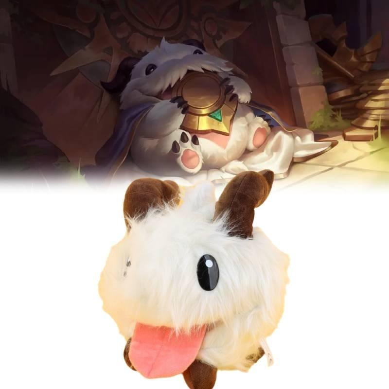 Adorable 25cm Poro Plush Toy Cuddly Stuffed Animal Short Plush For Kids Gift