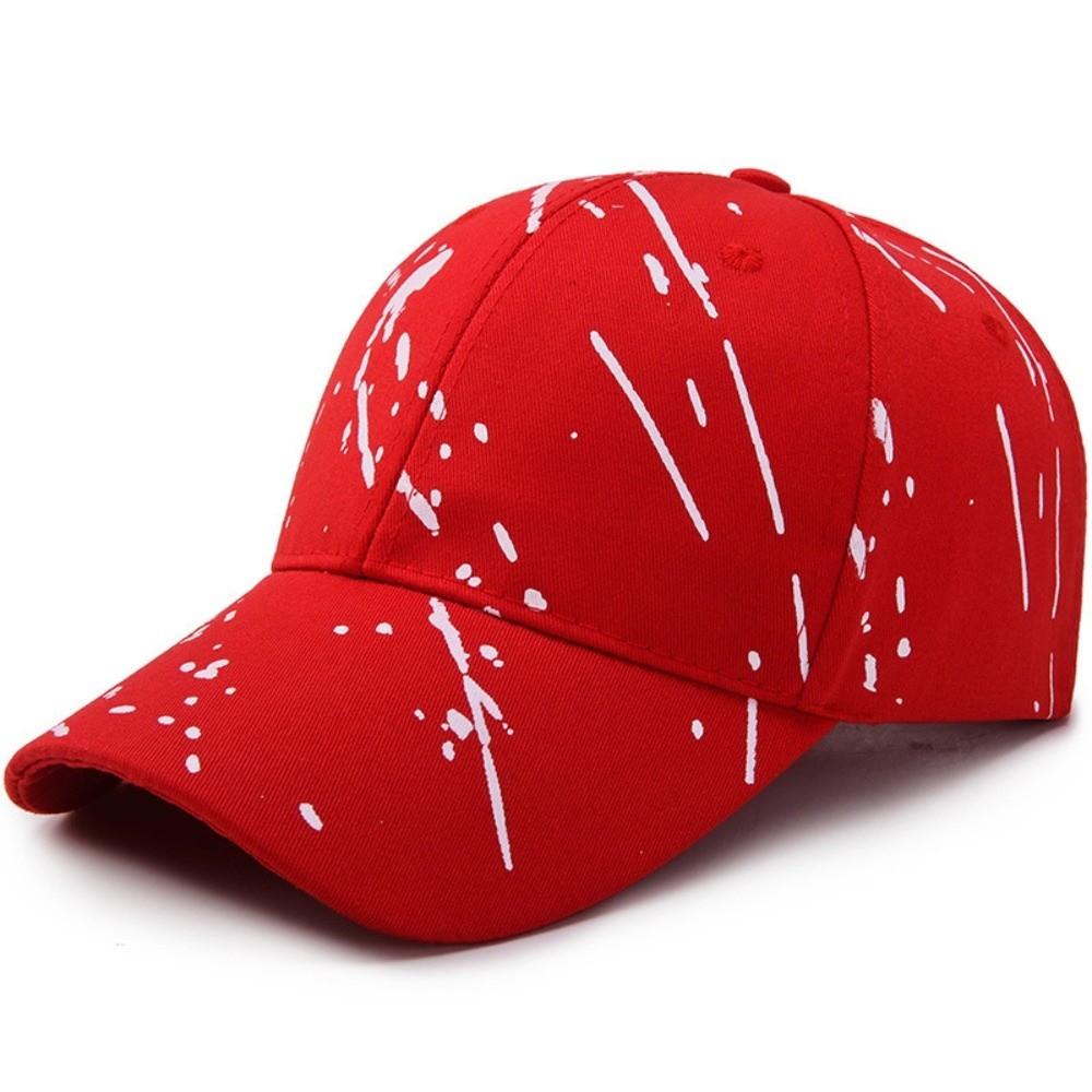 

Unisex Graffiti Baseball Cap Wide Brim Adjustable Peaked Cap Breathable Sunscreen Hat Outdoor Sports