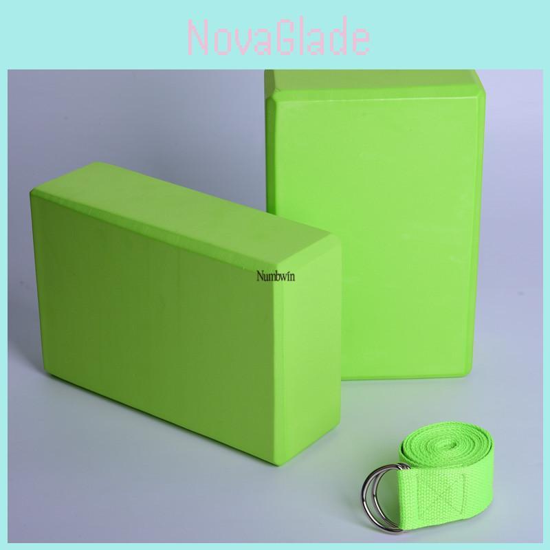 Yoga Brick Pack Highdensity Eva Foam For Gym Workout And Flexibility Training