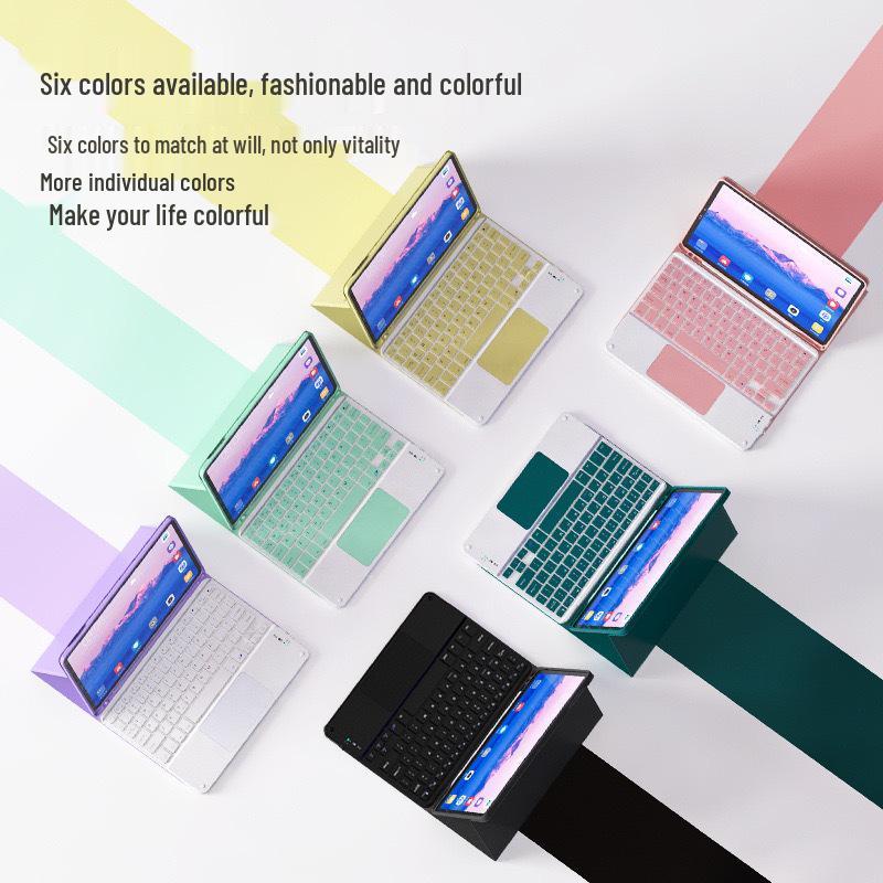 iPad Touch Bluetooth Rechargeable Magnetic Keyboard for Huawei Xiaomi Tablets and Phones