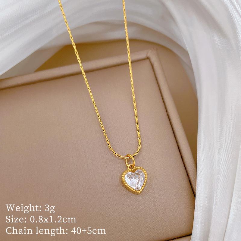 Real Gold Electroplating In The Furnace, Good Color Retention, Cold Necklace, Female Collarbone Chain With Jewelry