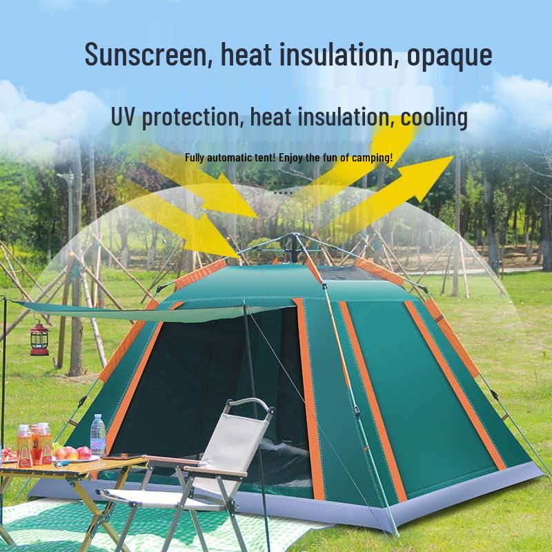 Portable Automatic Tent Set: Quick-Open Sun-Protected Waterproof Camping Tent