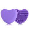 7Colors Makeup Brush Cleaner Silicone Heart Glove Cleaning Cosmetic Board Washing Scrubber