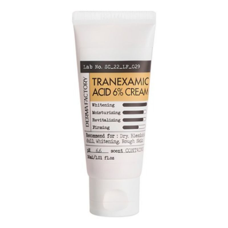 Derma Factory Tranexamic Acid 6% Cream Brightening Tone Care Cream 30ml