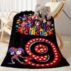 Digital Circus Blanket Soft Warm Cozy Perfect for Livingroom Couch Sofa Four Seasons Multipurpose Stylish Decor Ideal Gift For Birthday Valentine'S Da