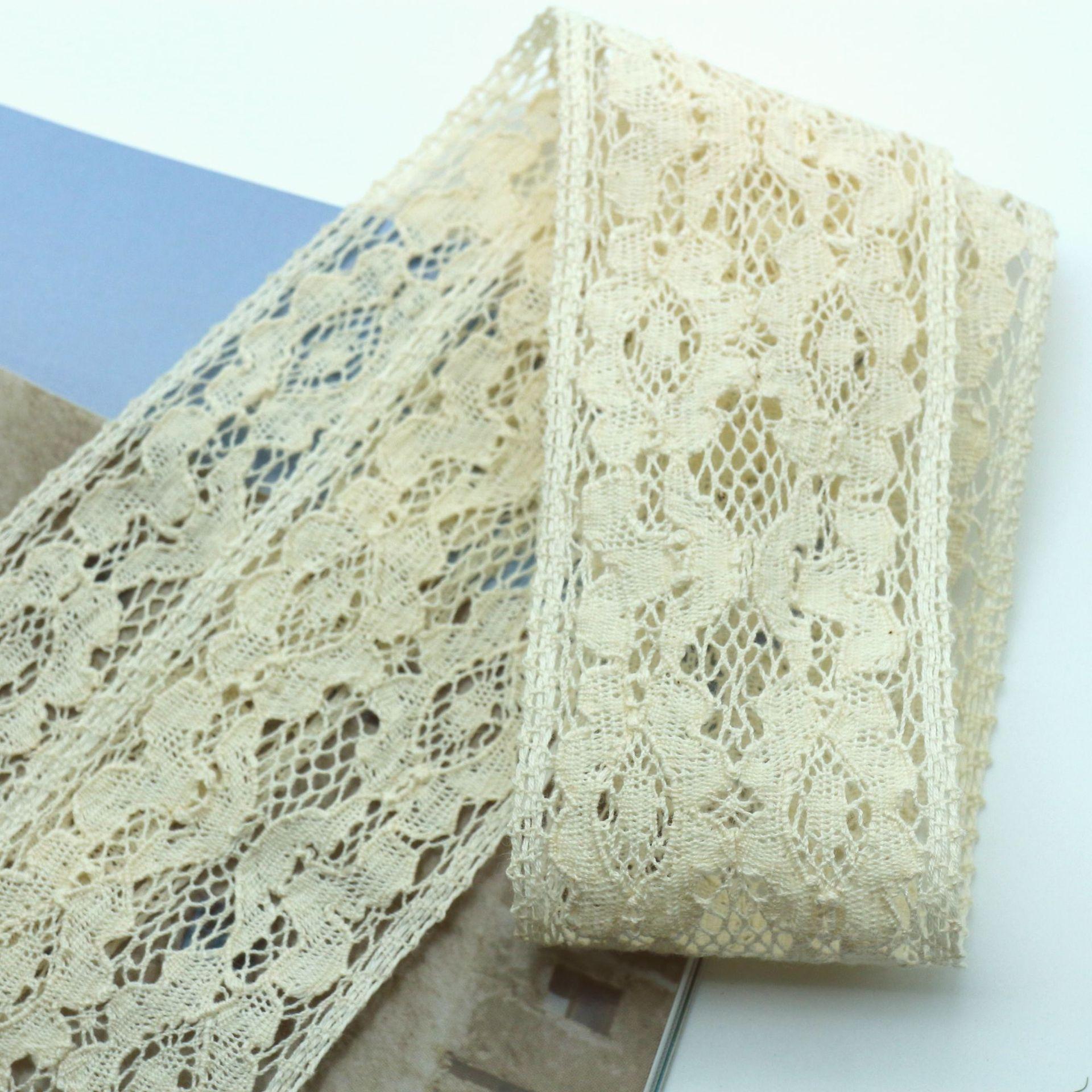 Хлопковые кружевные аксессуары, Кружевные аксессуары для одежды, Водорастворимое кружево для DIY штор на диван YM2327