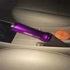 Car Auto Aluminum Hand Brake Sleeve Handbrake Handle Hand Protector Cover Purple