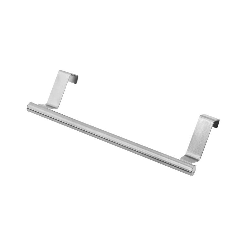 Punch-Free 430 Stainless Steel Towel Rack for Kitchen and Bathroom Doors