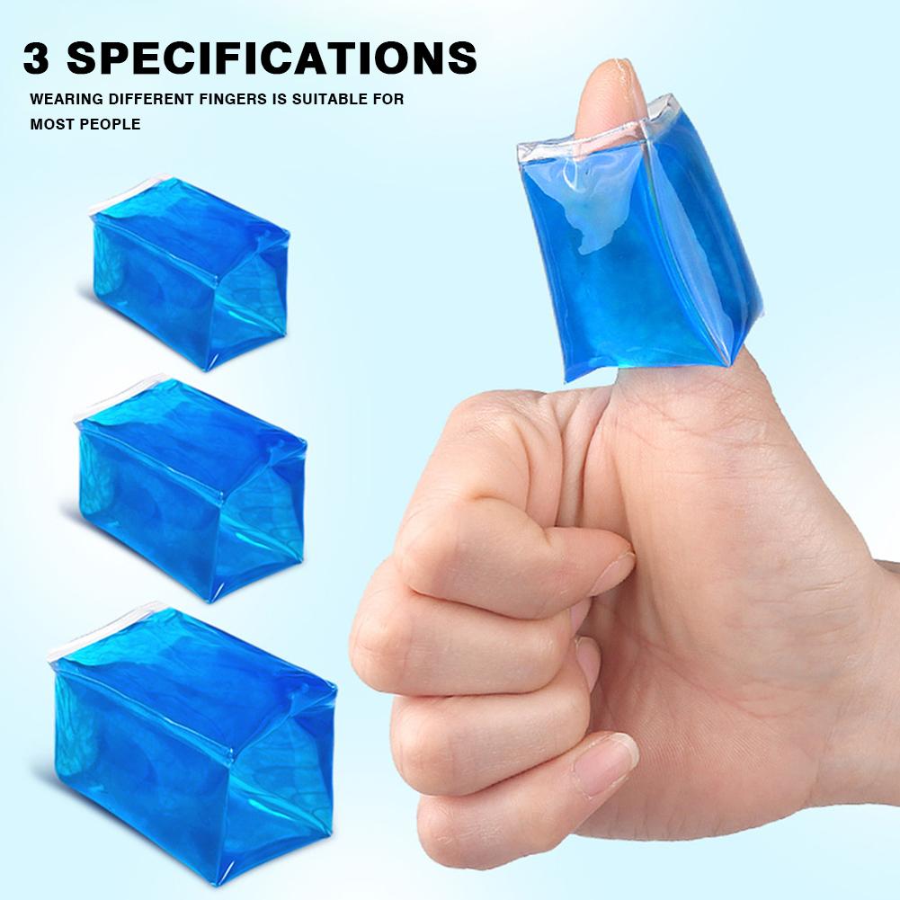 Portable PVC Finger Ice Pack Multifunctional Reusable Finger Toe Cold Gel Soft for Injuries Tendonitis For Foot Body Care