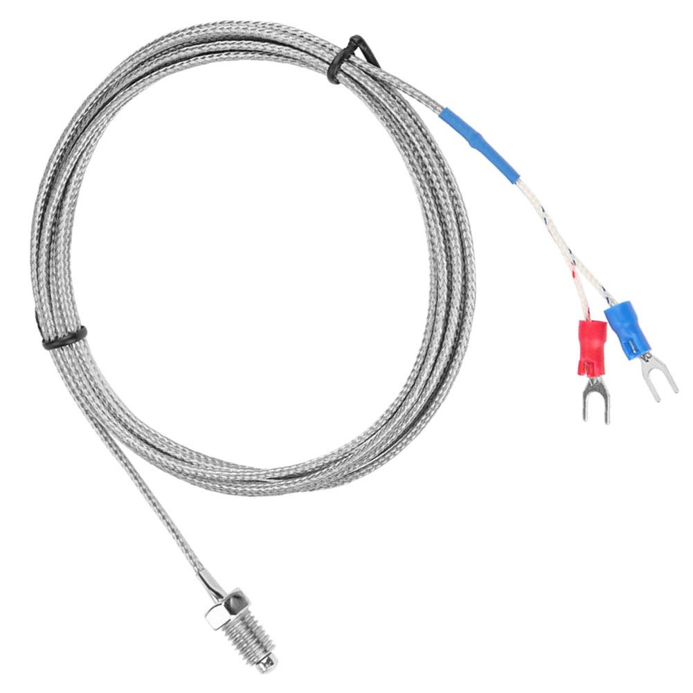 M8 Screw Thread Type K Thermocouple Temperature Sensor Wire 0 400 Celsius  (2 M)