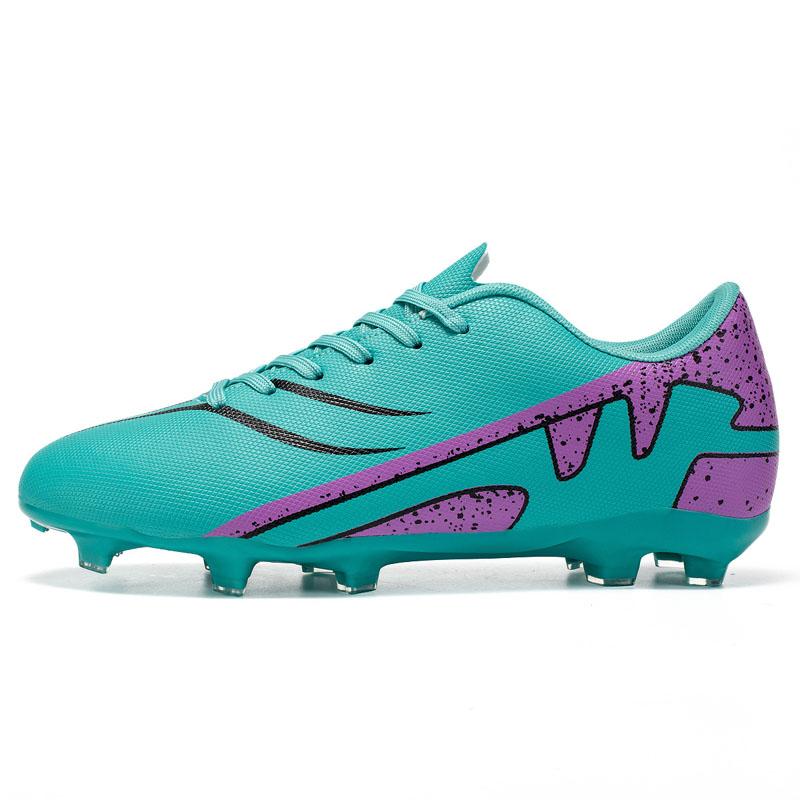 Men's Football Shoes Low Top Soccer shoes Men's Long Nail FG Cleat Outdoor Sports Training Shoes Anti Slip Nail Shoes Size 35-45