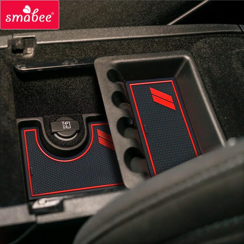 for Dodge Charger 2015 - 2019 Anti-Slip Gate Slot Cup Holder Mat Non-slip Pad Interior Accessories Rubber Coaster
