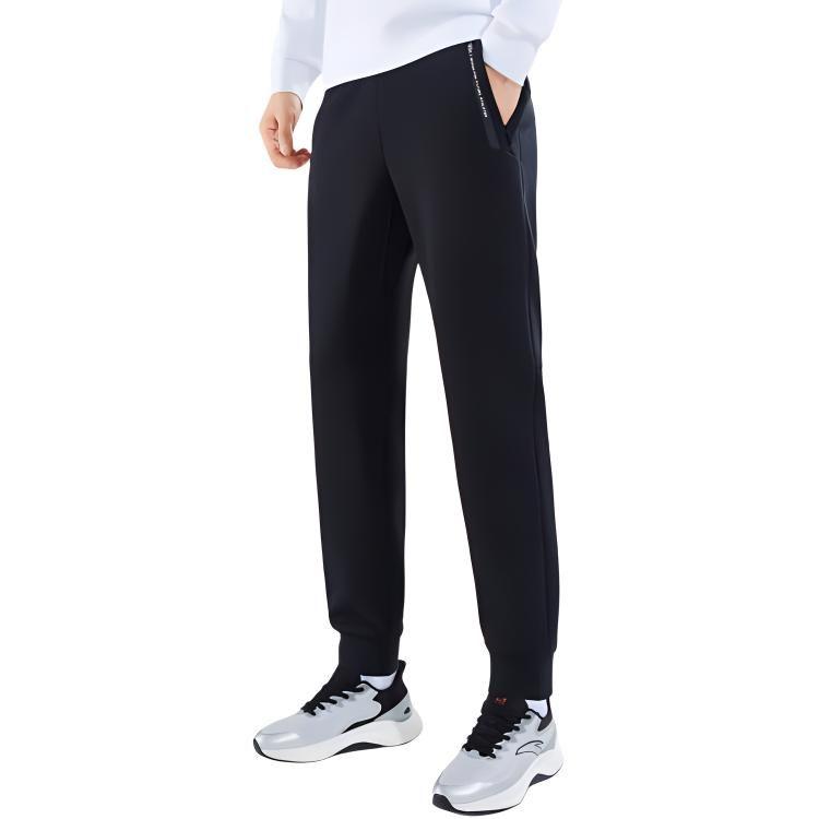 Anta Knitted Sweatpants Men's Basic Black 152317314-3