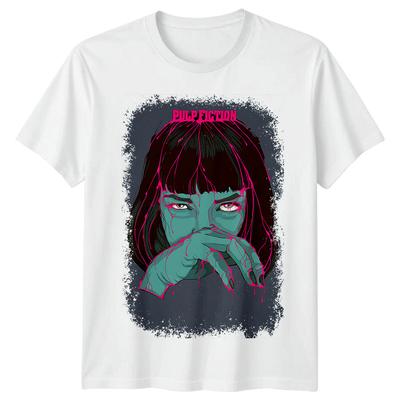 Pulp Fiction (1994) Unisex T-Shirt im Stil eines Filmplakats Retro 90er Jahre Tee