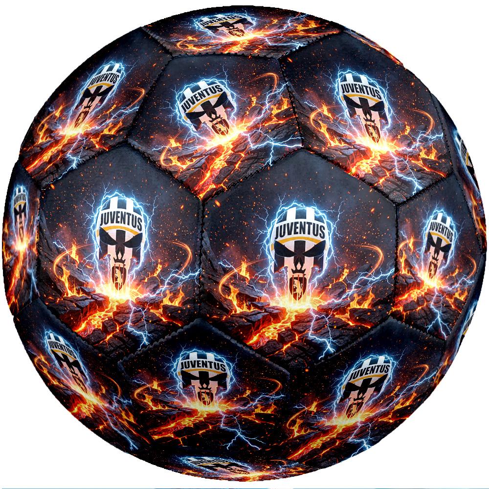 Juventus FC Theme soccer ball Size 5 Soccer Ball Soft Touch Professional Training Football for Outdoor Sports