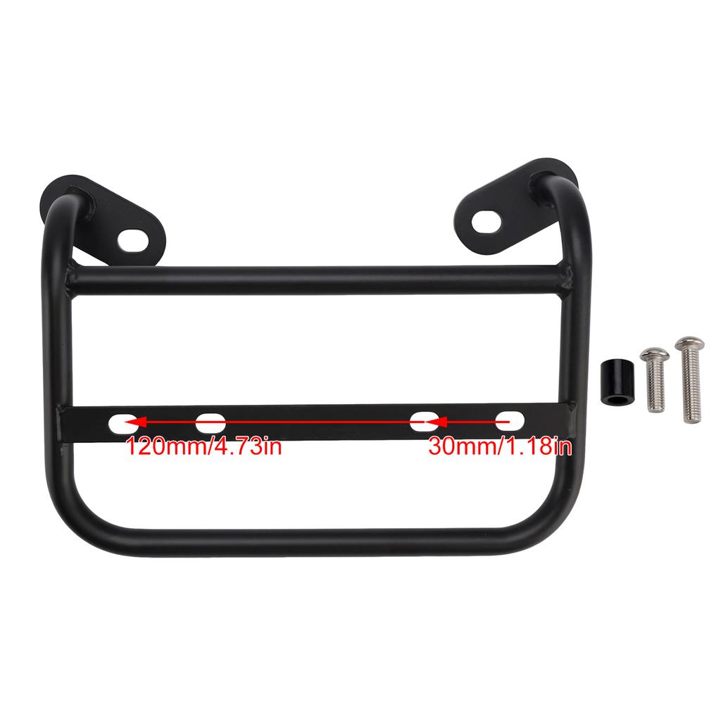Luggage Rack Side Saddle Bag Mount Bracket Black Steel For Bmw R12 2024-2025
