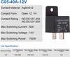 Car Relay 4 Pin 12V 40A SPST Model No.: JD2912-1H-12VDC