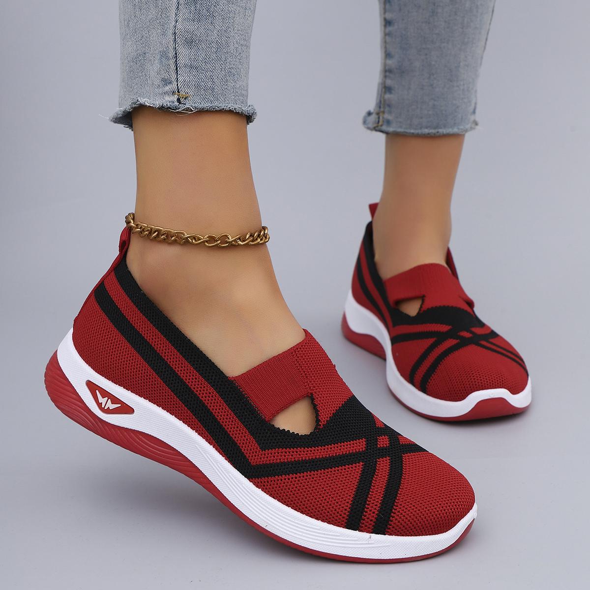 

Spring Women s Casual Sports Shoes Comfortable, Breathable, Lightweight, Wear Resistant Lazy Shoes, Soft Soled Flat Shoes 38