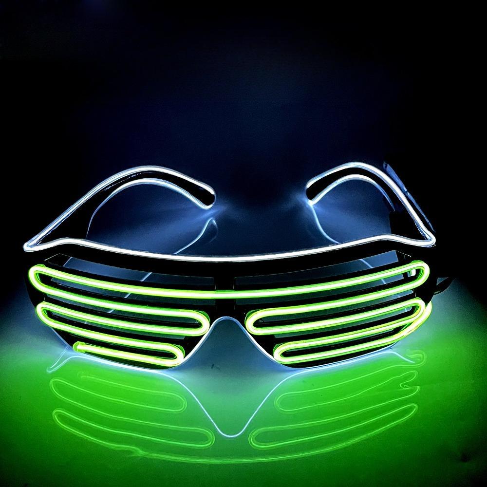 Online celebrity Bai Hui Jiang sells light-colored glasses,cold-colored glasses,the same model LED sunglasses,flashing dual-color single-color glasses