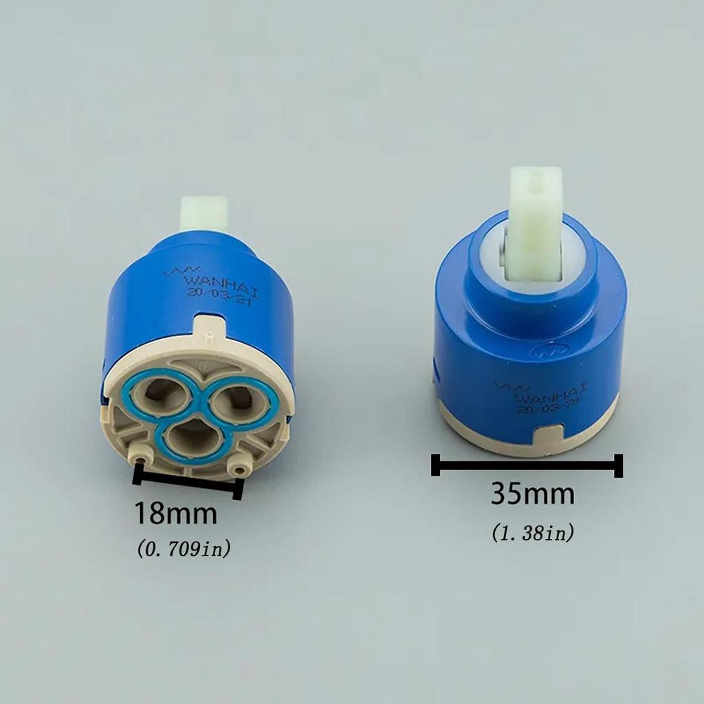 1PC Ceramic Spool Watersaving Replacement Water Mixer Tap Faucet Cartridge Kitchen Bathroom Faucet Replace Part