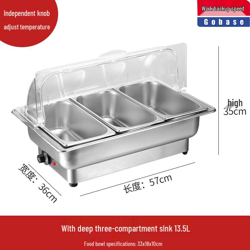 Commercial Stainless Steel Electric Buffet Warmer