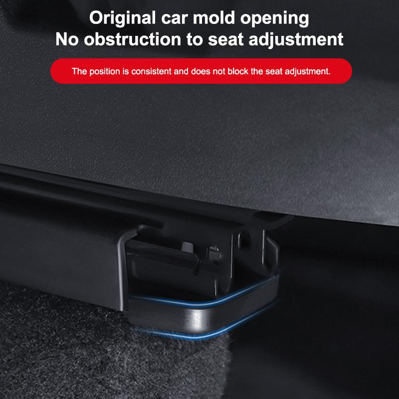For Model 3 Y Juniper Highland 2025 4/8Pcs Seat Rail Cover Protector Rear End Pieces Backseat Slide Protection Anti-Kick