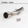 Exhaust Connector Pipe for YZF-R3 MT03 Motorcycle