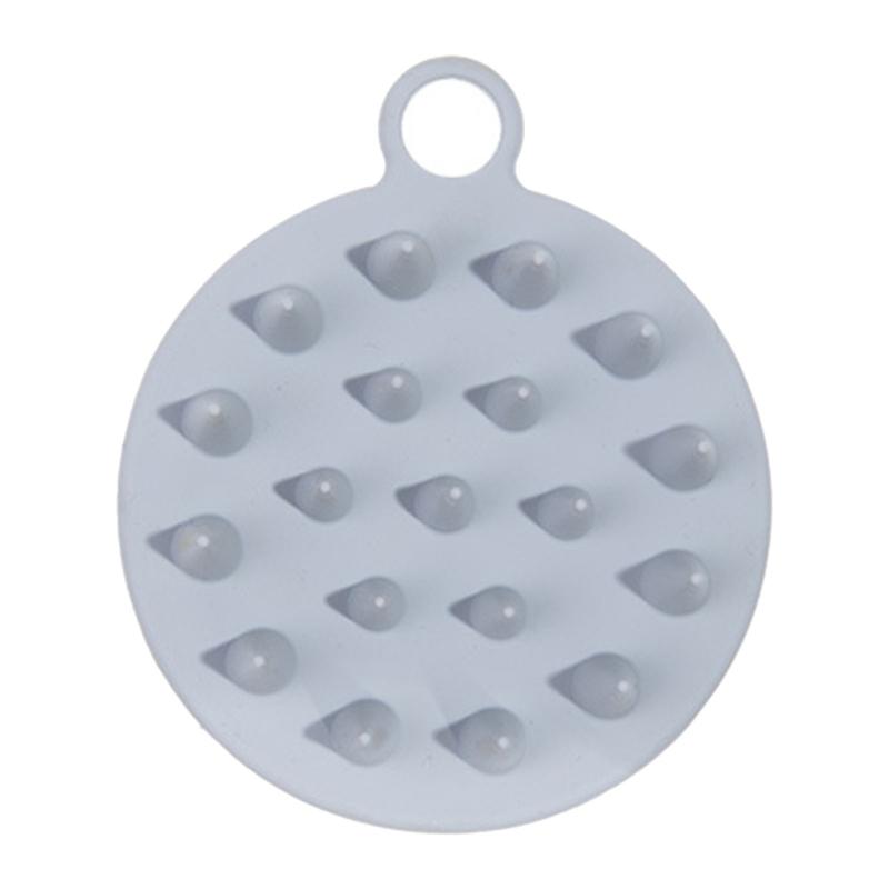Silicone Scalp Massage Brush Hair Washing Brush Wet and Dry Shampoo Brush Body Scrubber Bath Brush Head Massage Brush