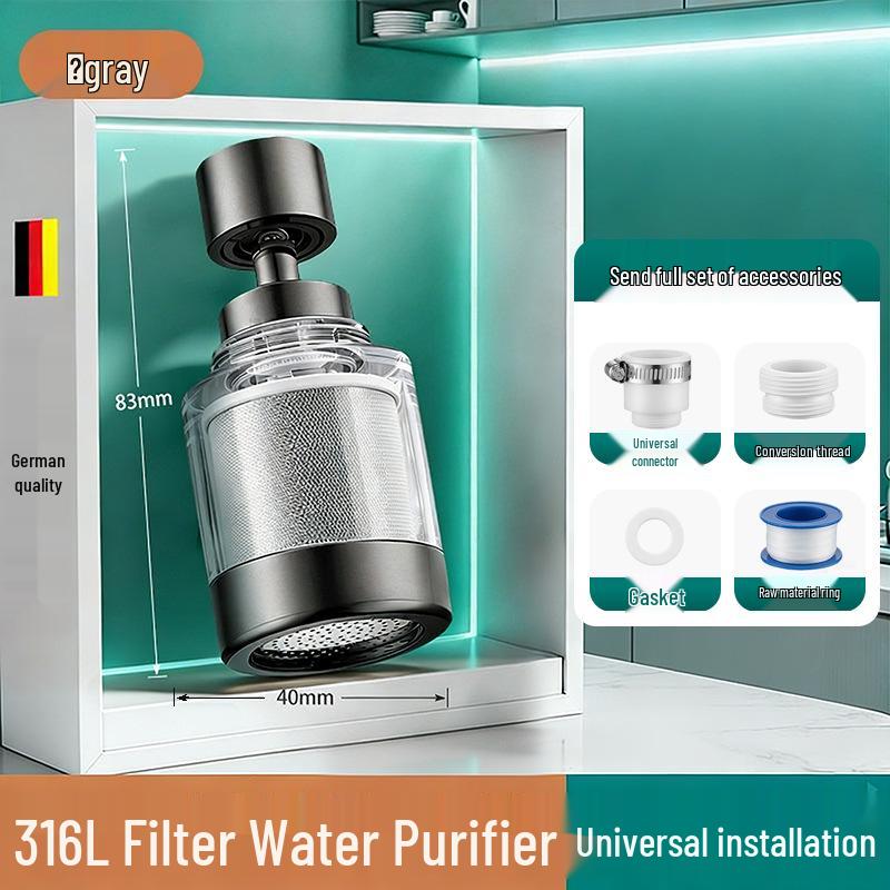 

Universal Anti-Splash Kitchen Faucet Water Filter Purifier Extension