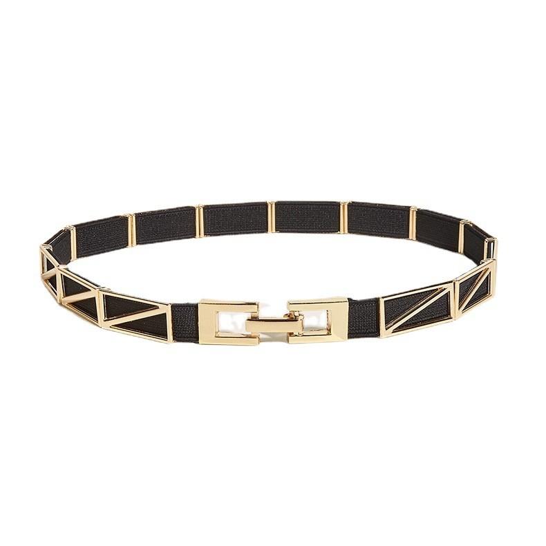 Elegant Metal Buckle Waist Corset With Stretch For Women Suitable For Spring Summer Fashion