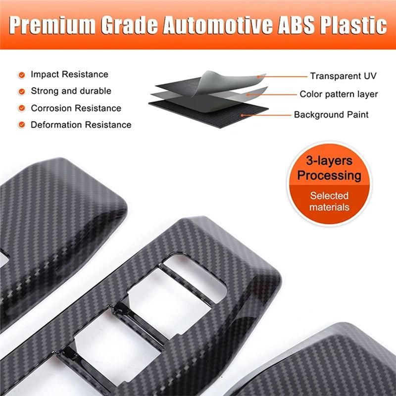 For Toyota Land Cruiser 250 Prado LC250 2024 Windows Lift Switch Panel Cover Trim Interior Accessories