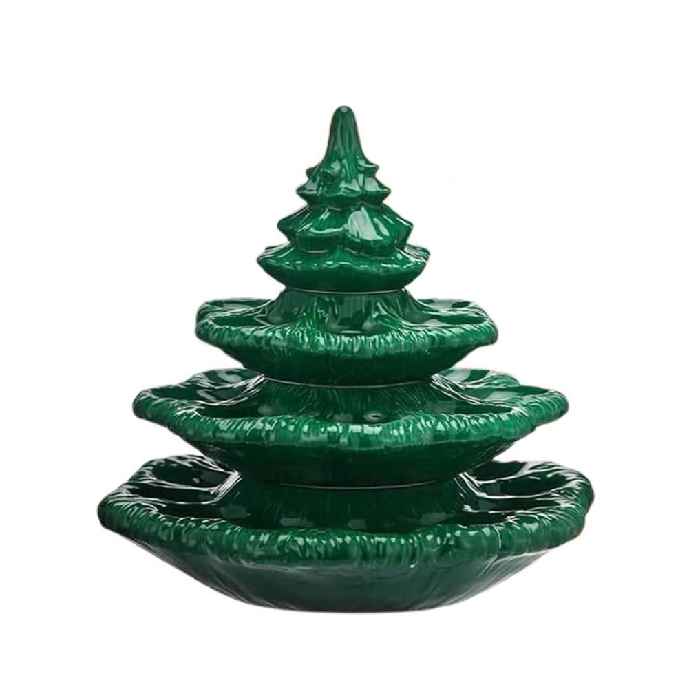26cm Deviled Egg Christmas Tree Decorative Platter Resin Xmas Tree Shape Holiday Egg Holder For Deviled Eggs Festive Centerpiece
