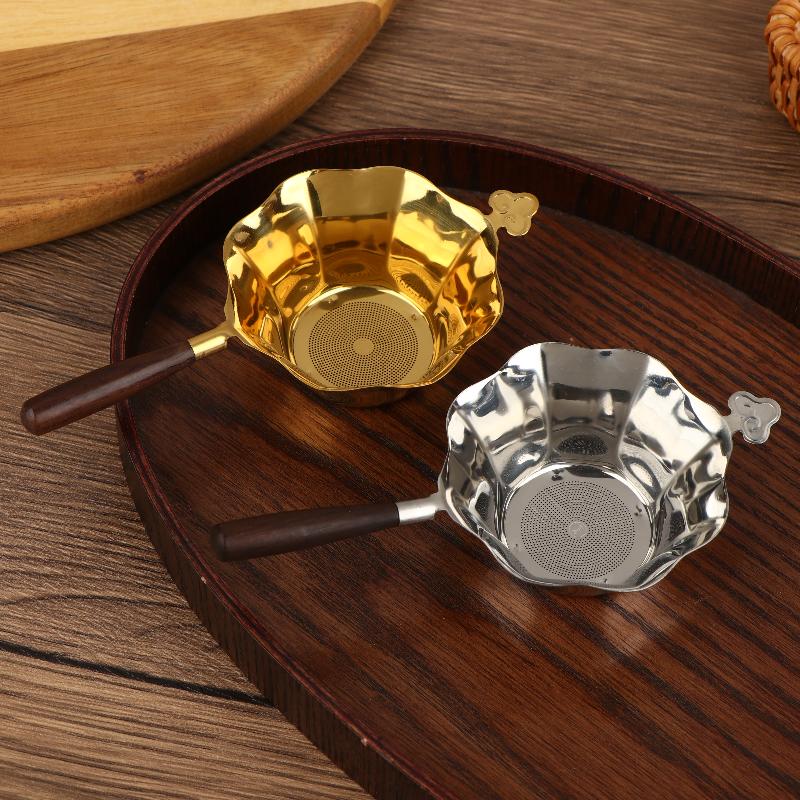 Hammer Patterned Fish Tea Strainer Tea Accessories Metal Tea Filter Mesh Alloy Separator Kitchen Accessories