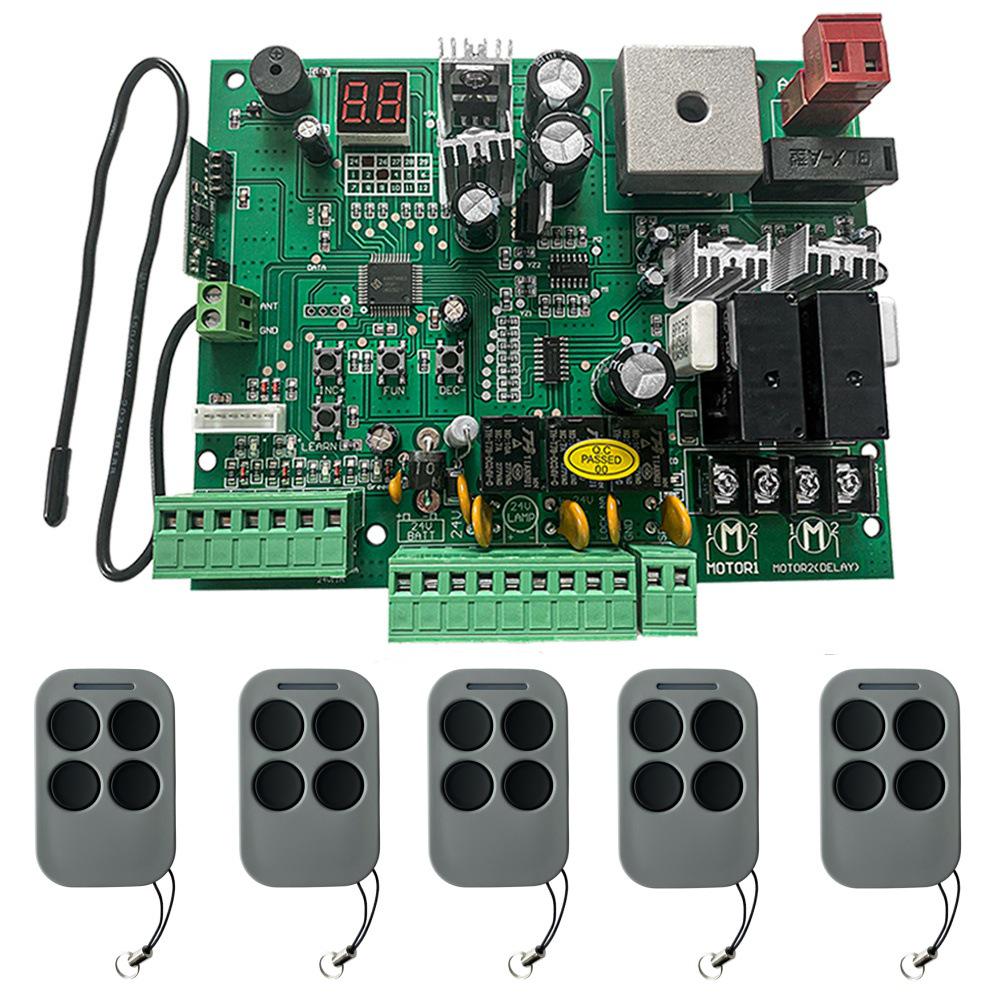 Panel sterowania silnikiem otwierania bramy garażowej 433 MHz DC24V