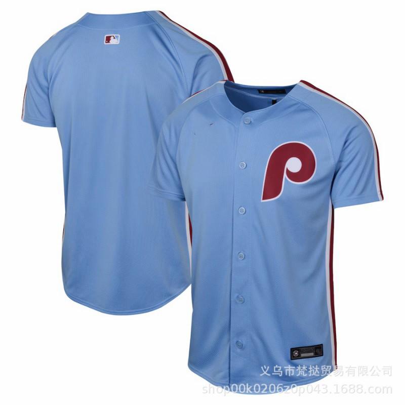 Philadelphia Phillies MLB Baseball Jersey Harper 3 Turner 7 City Edition Embroidered Short Sleeve Unisex Sport Tee