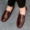 Luxury Brand Mens Casual Shoes Genuine Leather Men Business Flat Top Quality Male Oxford Shoes Handmade Breathable Walking Shoes