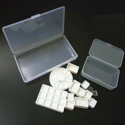 Portable Mini Watercolor Paint Box Empty Palette Exquisite Small Square Box Student Painting Art Supplies Travel Paint Subpackag